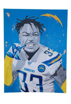 Derwin James Rookie painting(2018) - Acrylic on Canvas|18"x24"| - Knvas