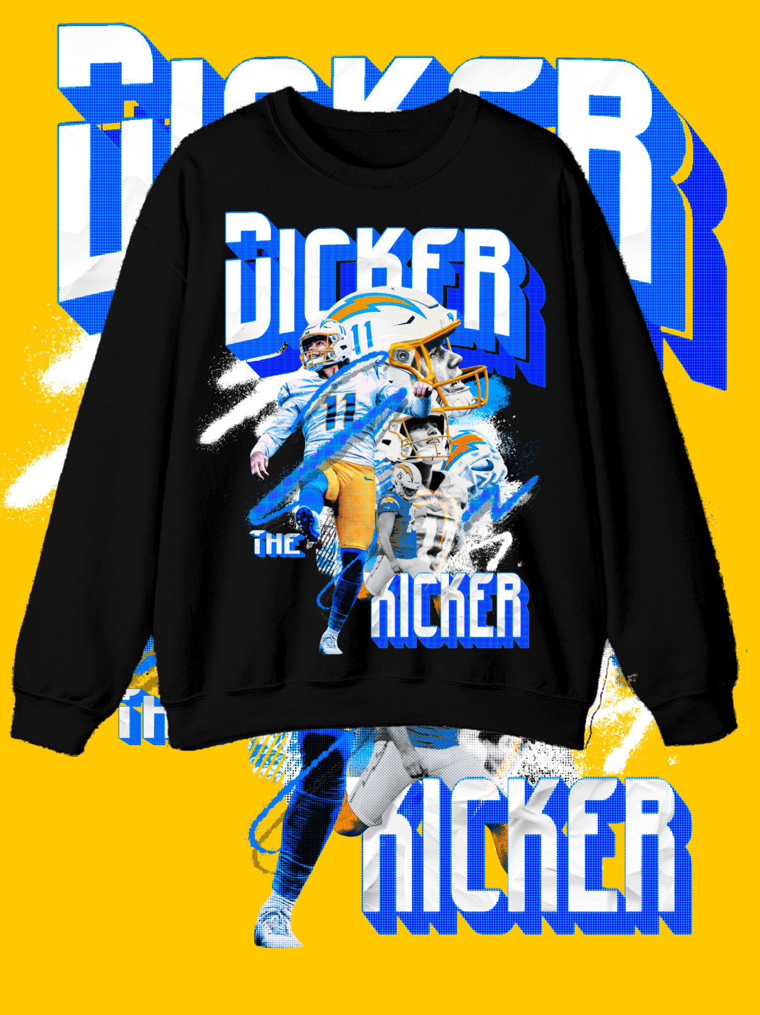 Dicker the kicker Graphic Crew Neck - Knvas